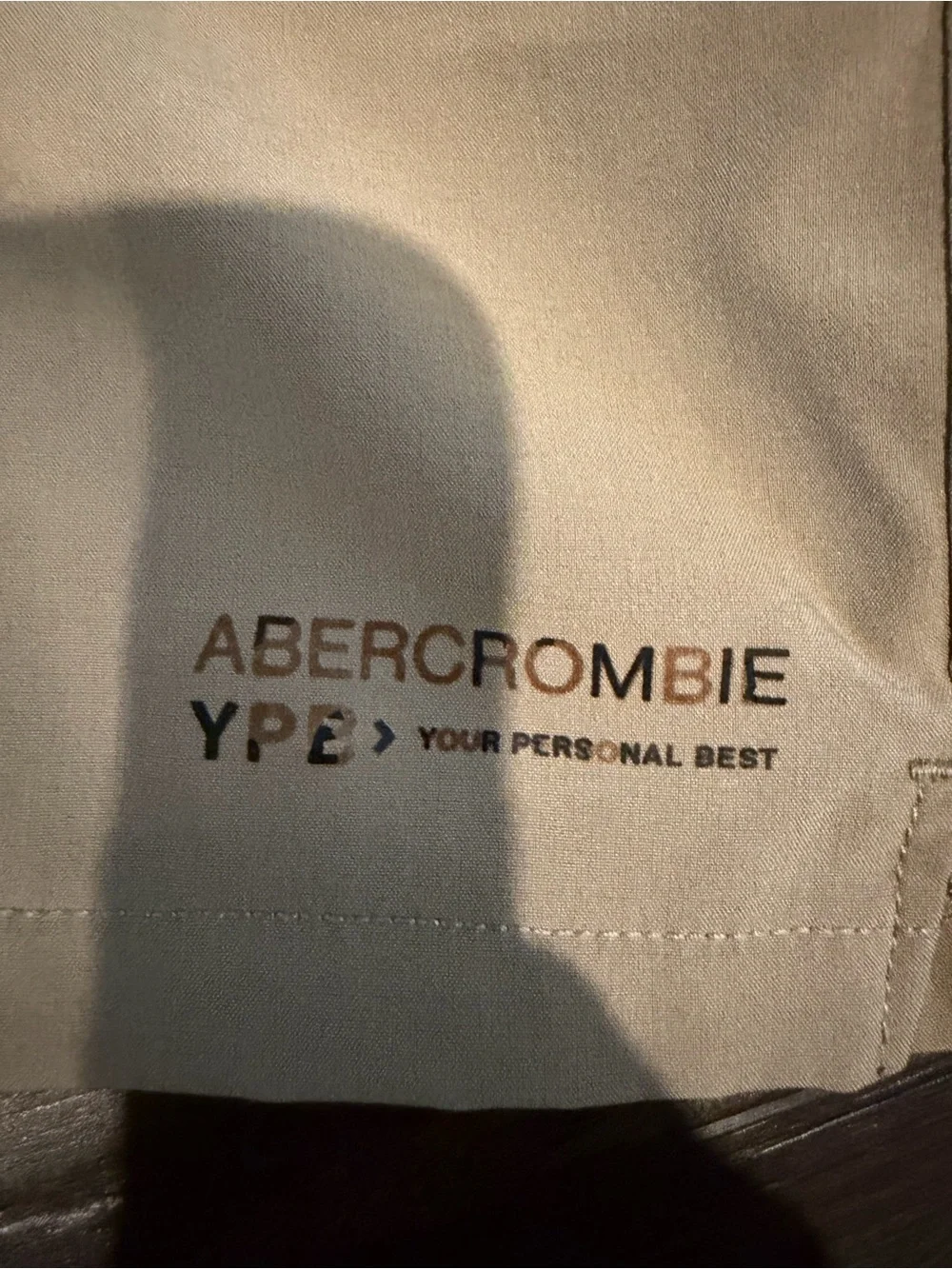 Abercrombie Kids YPB Youth XL 15/16 Performance Athletic Shorts Tan